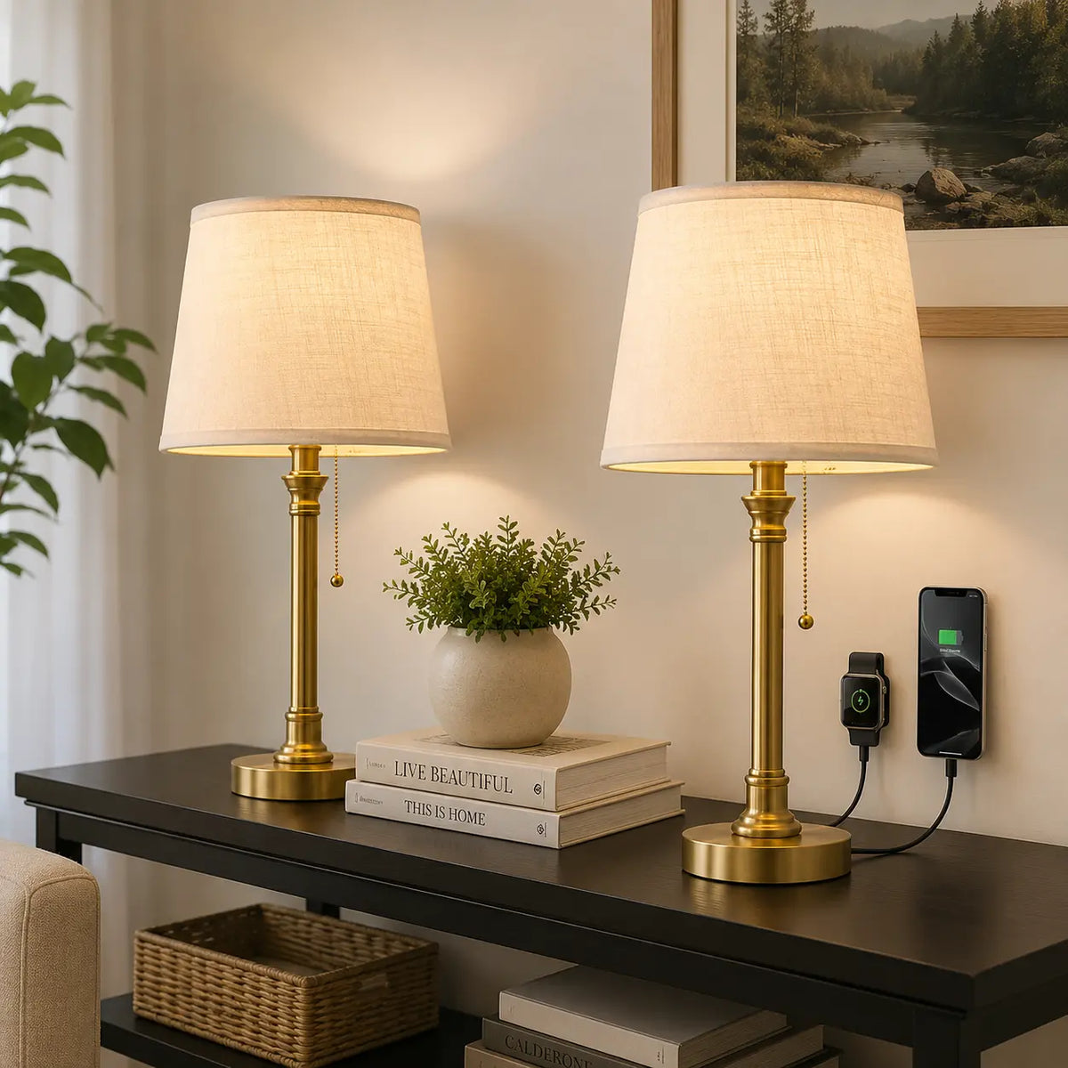 Modern Table Lamps, Table Lamps Set of 2, Warm Gold Table Lamps, Gold Bedside Lamps, Pull Chain Table Lamp, Linen Fabric Lamp Shade, Bedroom Table Lamp, Bedside Lamp, Nightstand Lamp, Living Room Table Lamp, Home Office Table Lamp, Modern Home Lighting, Decorative Table Lamp, Accent Table Lamp, Contemporary Table Lamp, Cozy Lighting, Ambient Lighting, Reading Lamp, Luxury Table Lamps, Indoor Lighting, Modern Home Décor, Bedroom Lighting, Living Room Lighting, Side Table Lamp, Small Table Lamp, Elegant Table