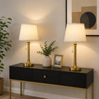 Modern Table Lamps, Table Lamps Set of 2, Warm Gold Table Lamps, Gold Bedside Lamps, Pull Chain Table Lamp, Linen Fabric Lamp Shade, Bedroom Table Lamp, Bedside Lamp, Nightstand Lamp, Living Room Table Lamp, Home Office Table Lamp, Modern Home Lighting, Decorative Table Lamp, Accent Table Lamp, Contemporary Table Lamp, Cozy Lighting, Ambient Lighting, Reading Lamp, Luxury Table Lamps, Indoor Lighting, Modern Home Décor, Bedroom Lighting, Living Room Lighting, Side Table Lamp, Small Table Lamp, Elegant Table