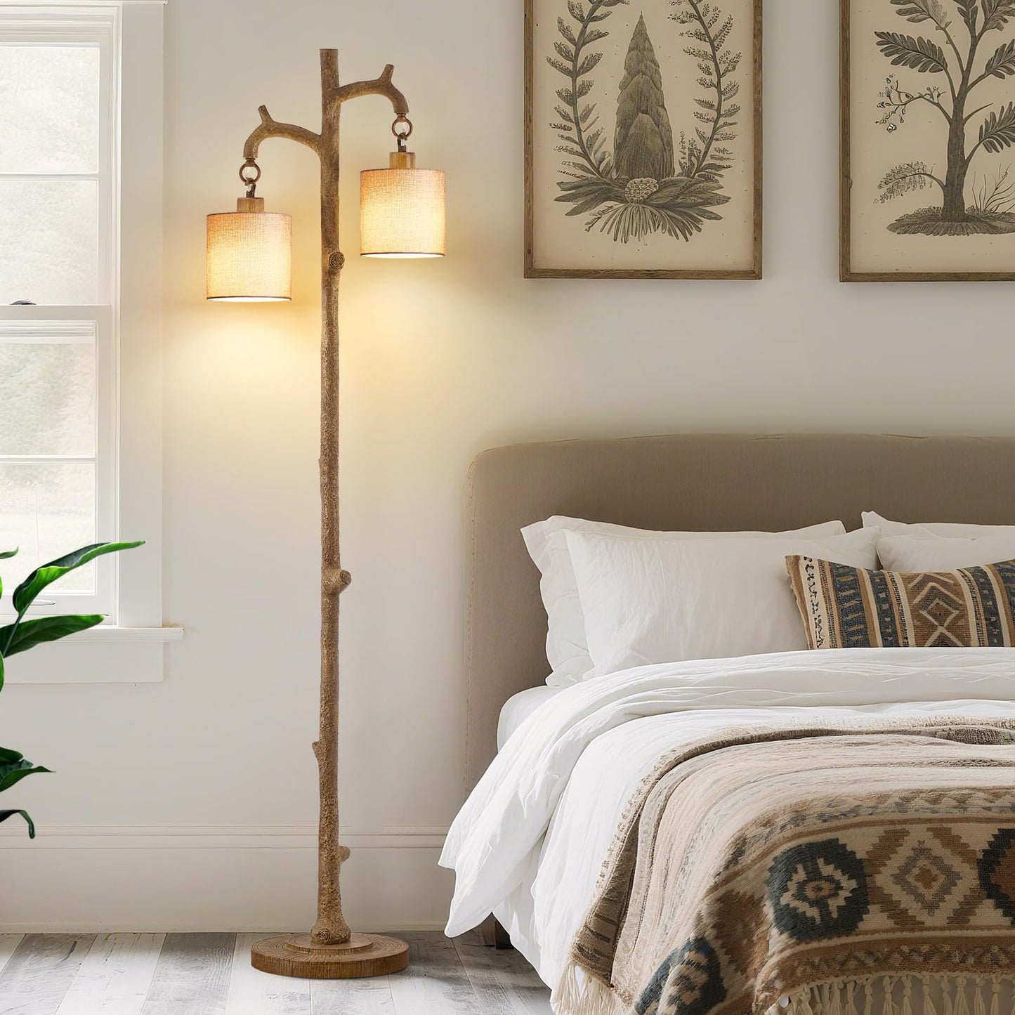 Rustic Floor Lamp for Living Room